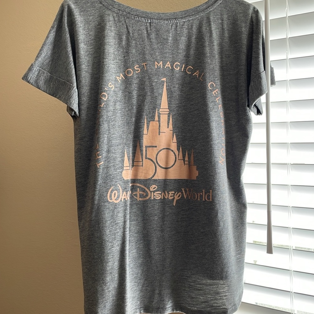 WDW 50th anniversary celebration women’s t-shirt